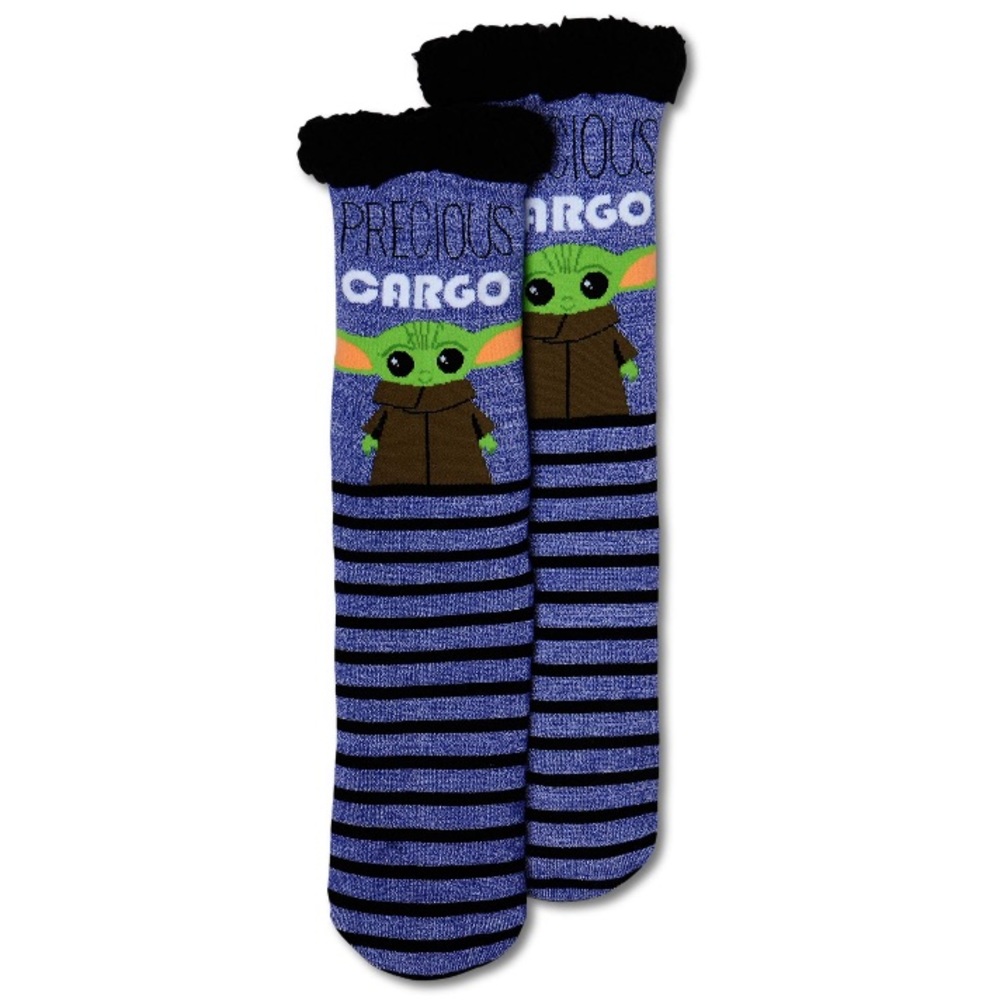 💚The Mandalorian Baby Yoda Slipper Socks Grogu💚
